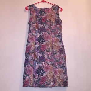 Multicolor Patterned Dress